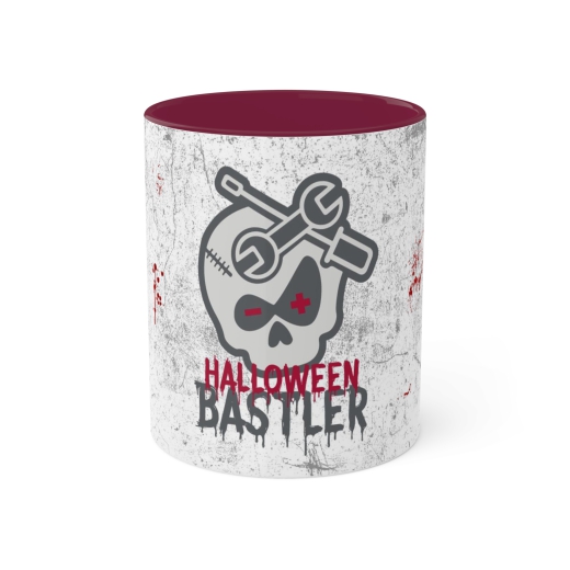 Tasse HalloweenBastler | dunkel rot