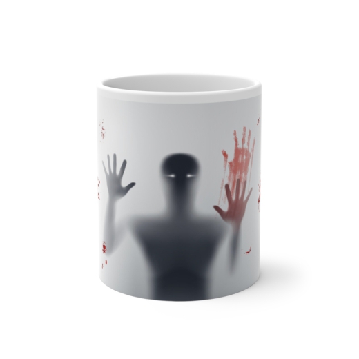 Farbwechsel-Tasse &quote;Schattenmann&quote; | schwarz