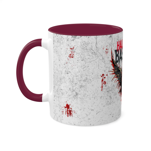 Tasse &quote;Krähe&quote; | dunkel rot