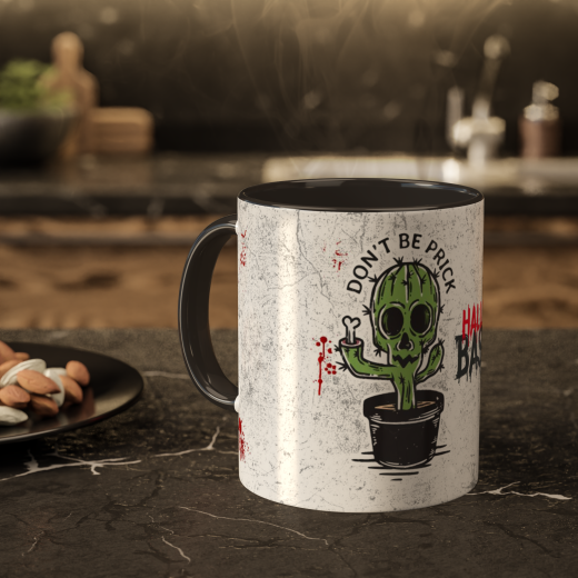 Tasse &quote;Don´t be prick&quote; | schwarz