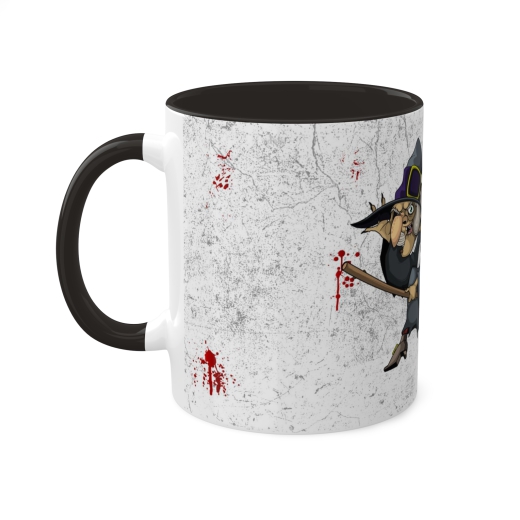 Tasse &quote;Bastler Hexe&quote; | schwarz