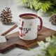 Tasse &quote;Hand&quote; | dunkel rot