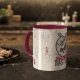 Tasse &quote;HalloweenBastler&quote; | dunkel rot
