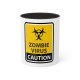 Tasse &quote;ZOMBIE VIRUS&quote; | schwarz