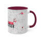 Tasse &quote;Katze&quote; | dunkel rot