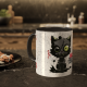 Tasse &quote;Katze&quote; | schwarz