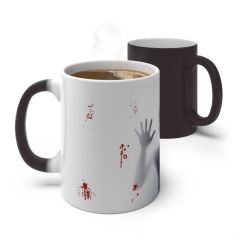 Farbwechsel-Tasse &quote;Schattenmann&quote; | schwarz