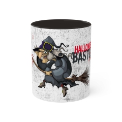 Tasse &quote;Bastler Hexe&quote; | schwarz